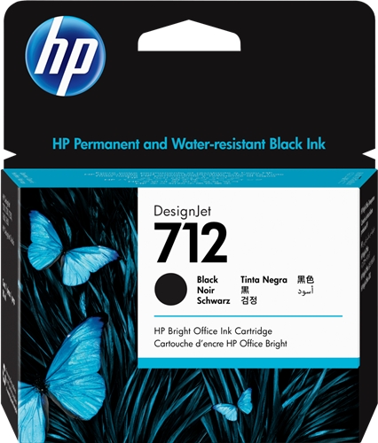Tinteiro HP 712 XL Preto Original (3ED71A)