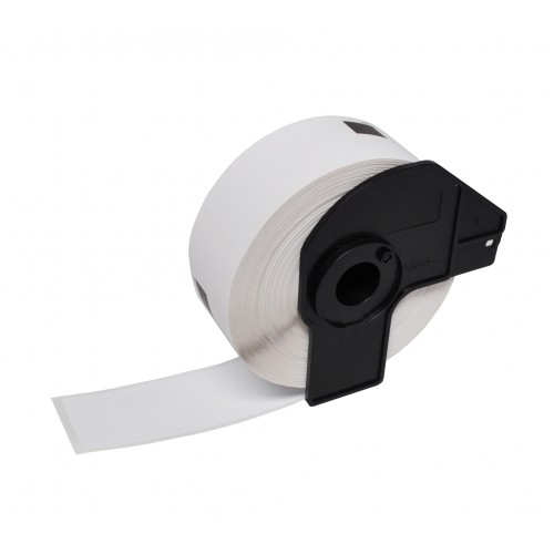 Etiquetas Compativeis Brother DK11218 24mm x 24mm pré-cortadas circulares Papel térmico