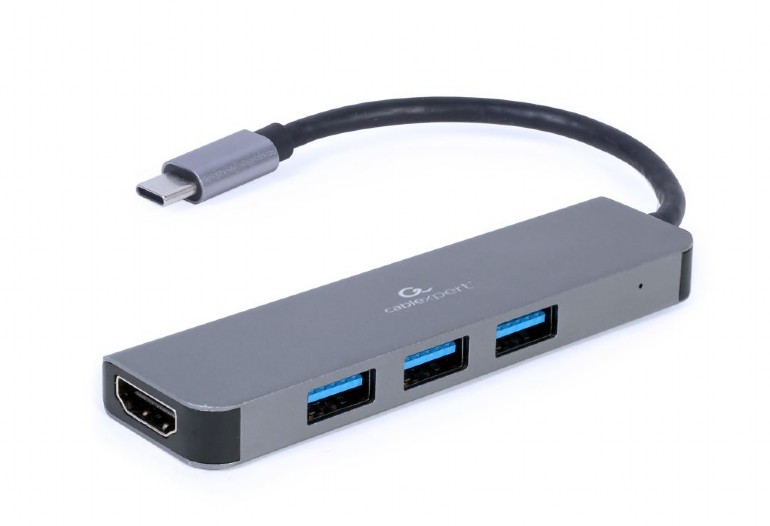 Adaptador Gembird USB-C 2-in-1 (Hub + HDMI)