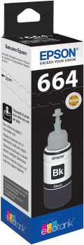 Recarga de Tinta 664 Original Epson T6641 Preto (C13T664140)