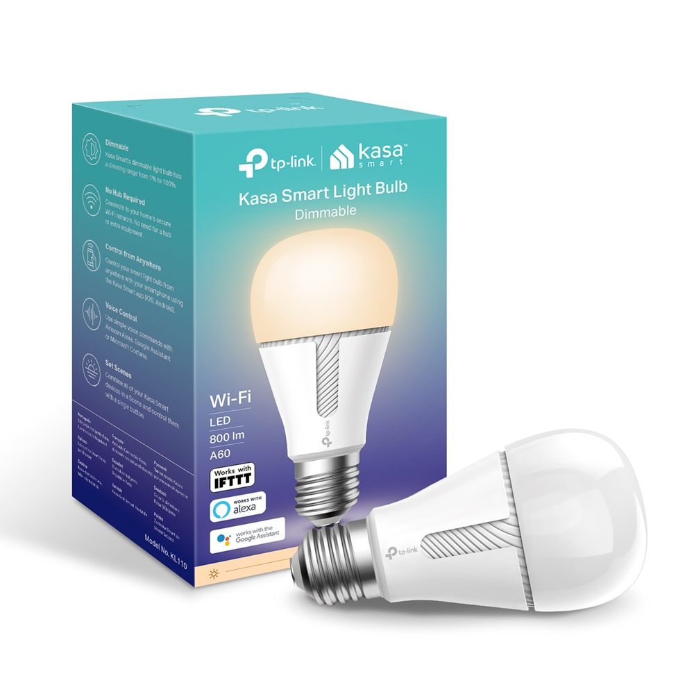 Lâmpada LED Wi-Fi Inteligente TP-Link KASA KL110 A60 800lm
