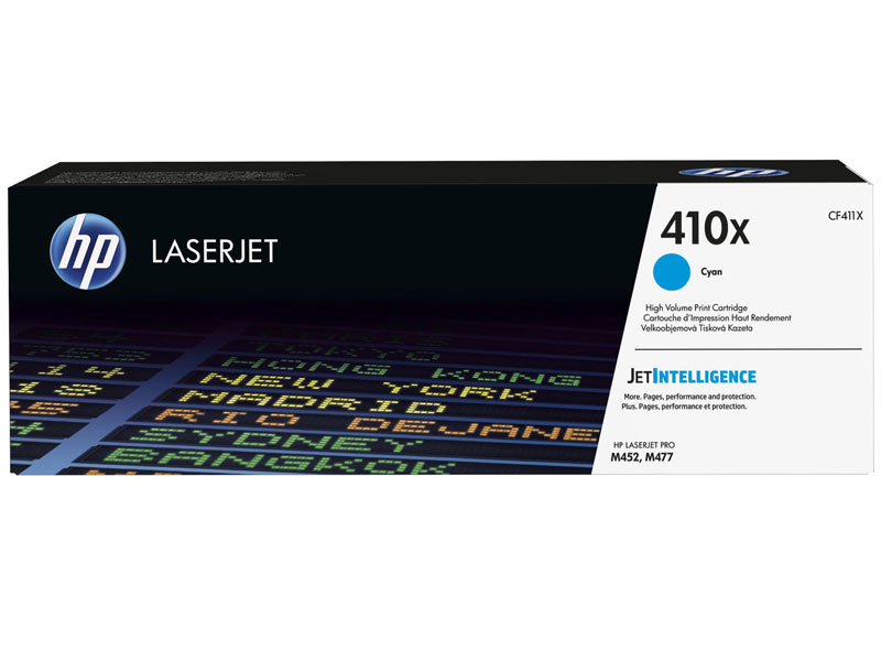 Toner HP LaserJet Original 410X Azul (CF411X)