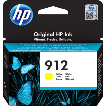 Tinteiro HP 912 Original Amarelo (3YL79AE)