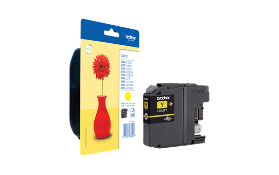 Tinteiro Brother Original LC121 Amarelo (LC121YBP)