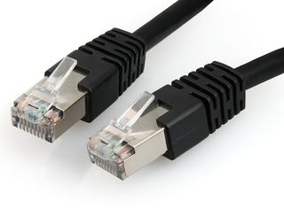 Cabo Rede 1 metro RJ45 cat6E FTP Gembird Cablexpert Preto