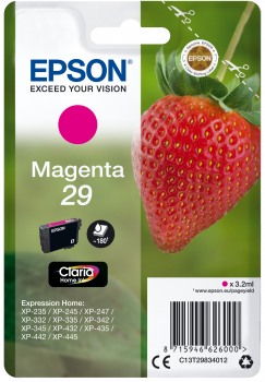 Tinteiro Epson 29 Magenta Original Série Morango (C13T29834012)