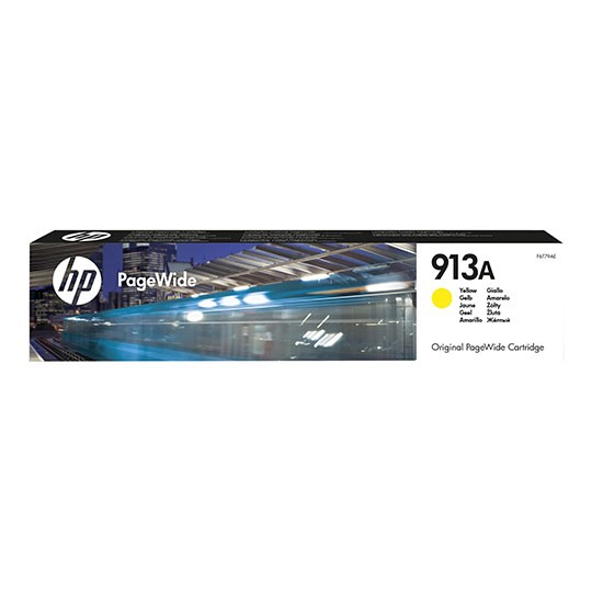Tinteiro HP 913A Amarelo Original PageWide (F6T79AE)