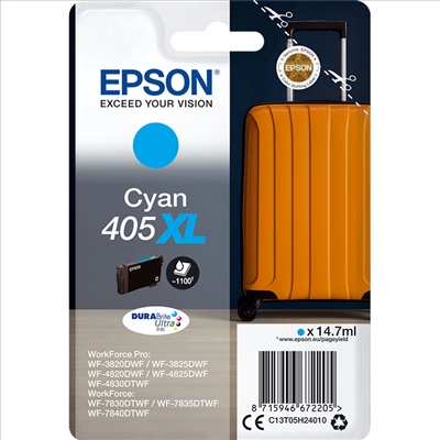 Tinteiro Epson 405 XL Azul Original (C13T05H24010)