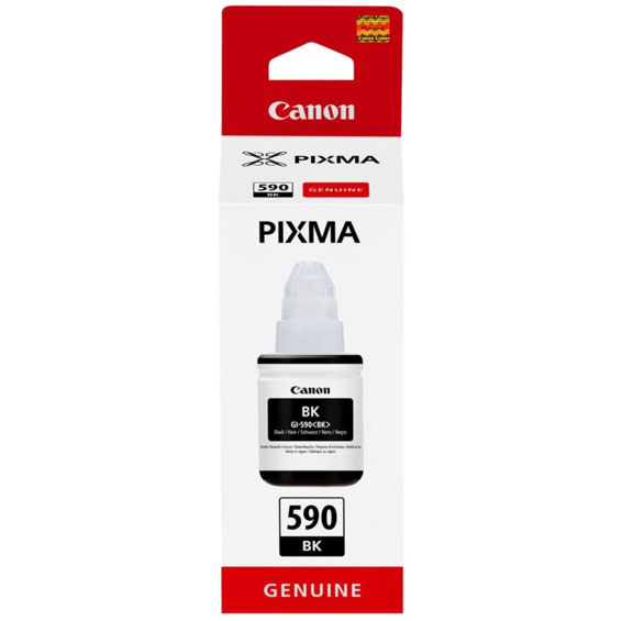 Tinta Canon GI-590BK Original Preto 135ml