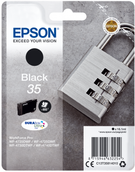 Tinteiro Epson 35 Preto Original Série Cadeado (C13T35814010)