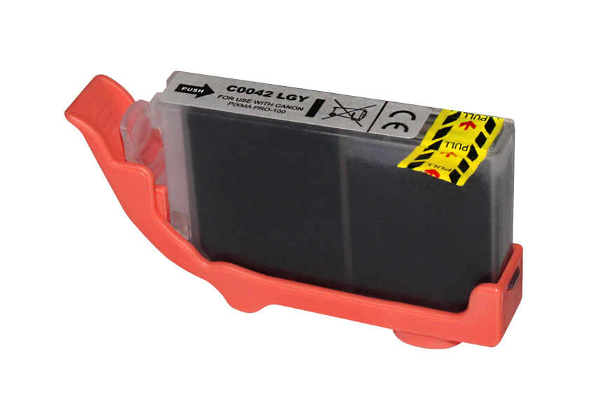 Tinteiro Canon Compatível CLI-42LGY Cinza Claro