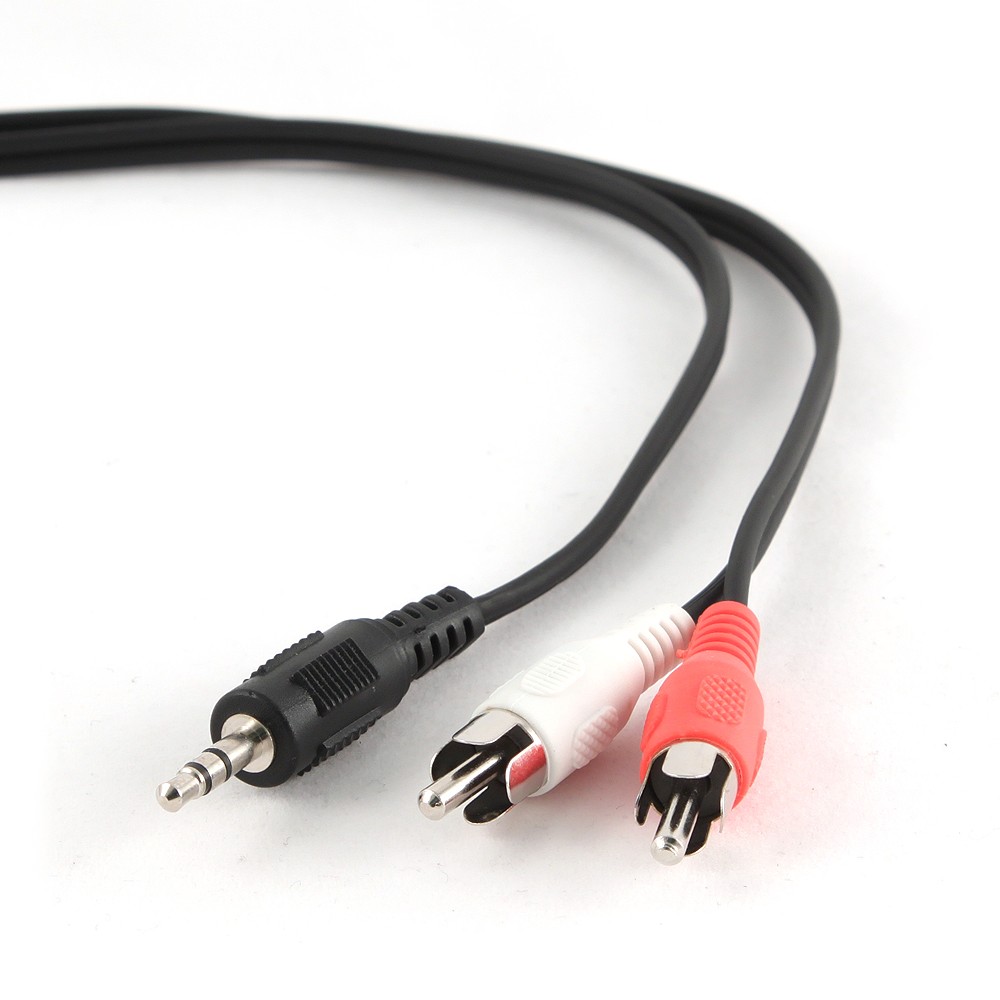Adaptador Audio 2xRCA Macho 3,5mm 1.5 metros Gembird