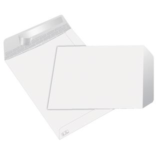 Envelopes Brancos B4 (250X353mm) c/tira de silicone - Pack 250 unidades