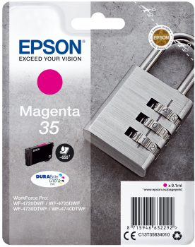 Tinteiro Epson 35 Magenta Original Série Cadeado (C13T35834010)