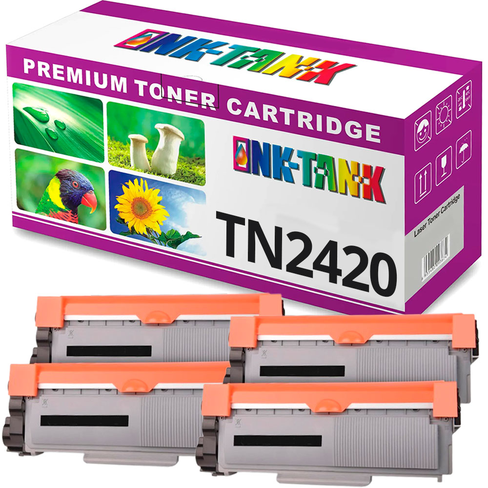 Pack 4 Toners Brother TN-2420 Compatíveis
