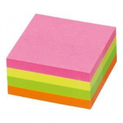 Bloco de Notas Adesivo 80 folhas MultiCores Info Notes 75x75 - Pack 12 unidades