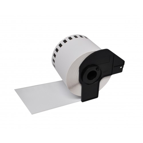 Etiquetas Compativeis Brother DK44205 Branca - 62mm x 30.48 metros Contínua Removível Papel térmico