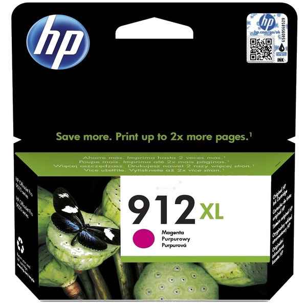 Tinteiro HP 912 XL Original Magenta (3YL82AE)