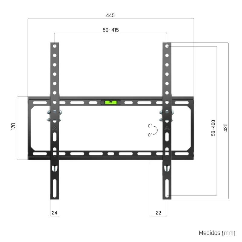 Suporte TV Iggual SPTV15-L TV 21-75" 45kg
