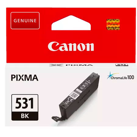 Tinteiro Canon CLI-531BK Preto Original (6118C001)