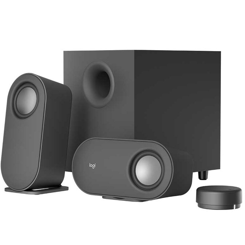Colunas Logitech Z407 Stereo 2.1 Bluetooth 80W Peak / 40W RMS