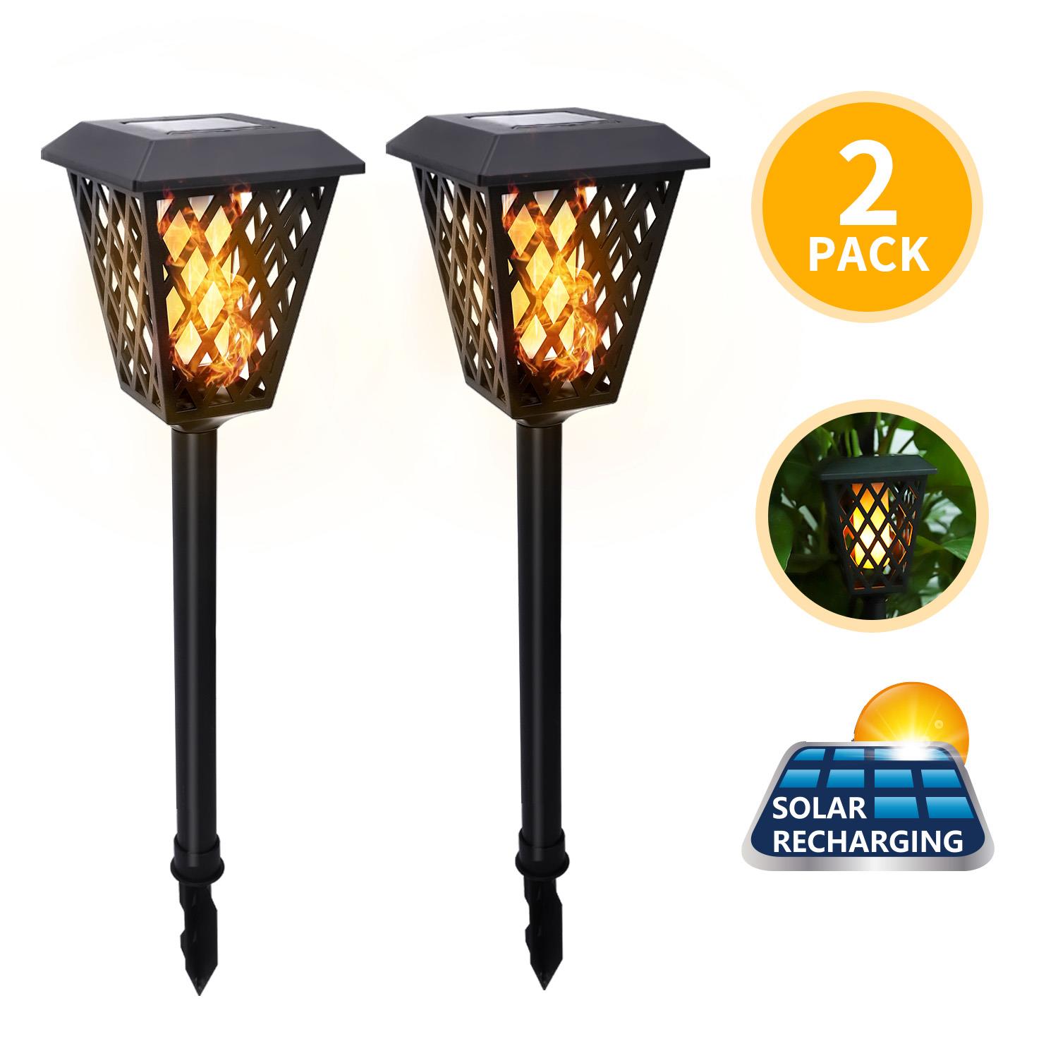 Candeeiro Exterior Solar Aigostar 1800K 0.3W (2 unidades)