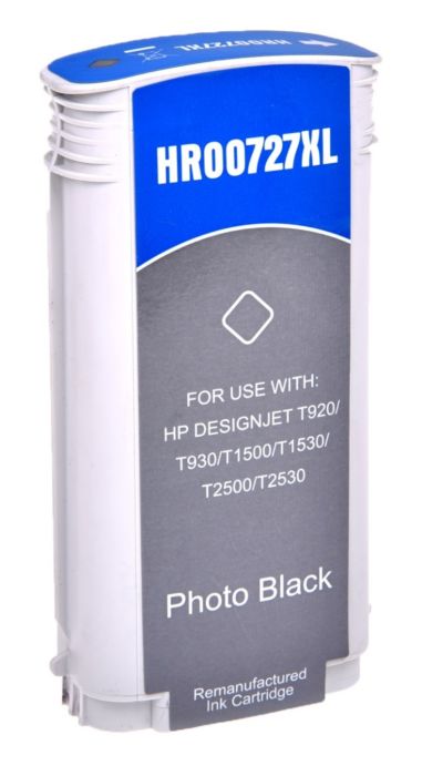 Tinteiro HP Compatível 727 Preto Fotografia (B3P23A)